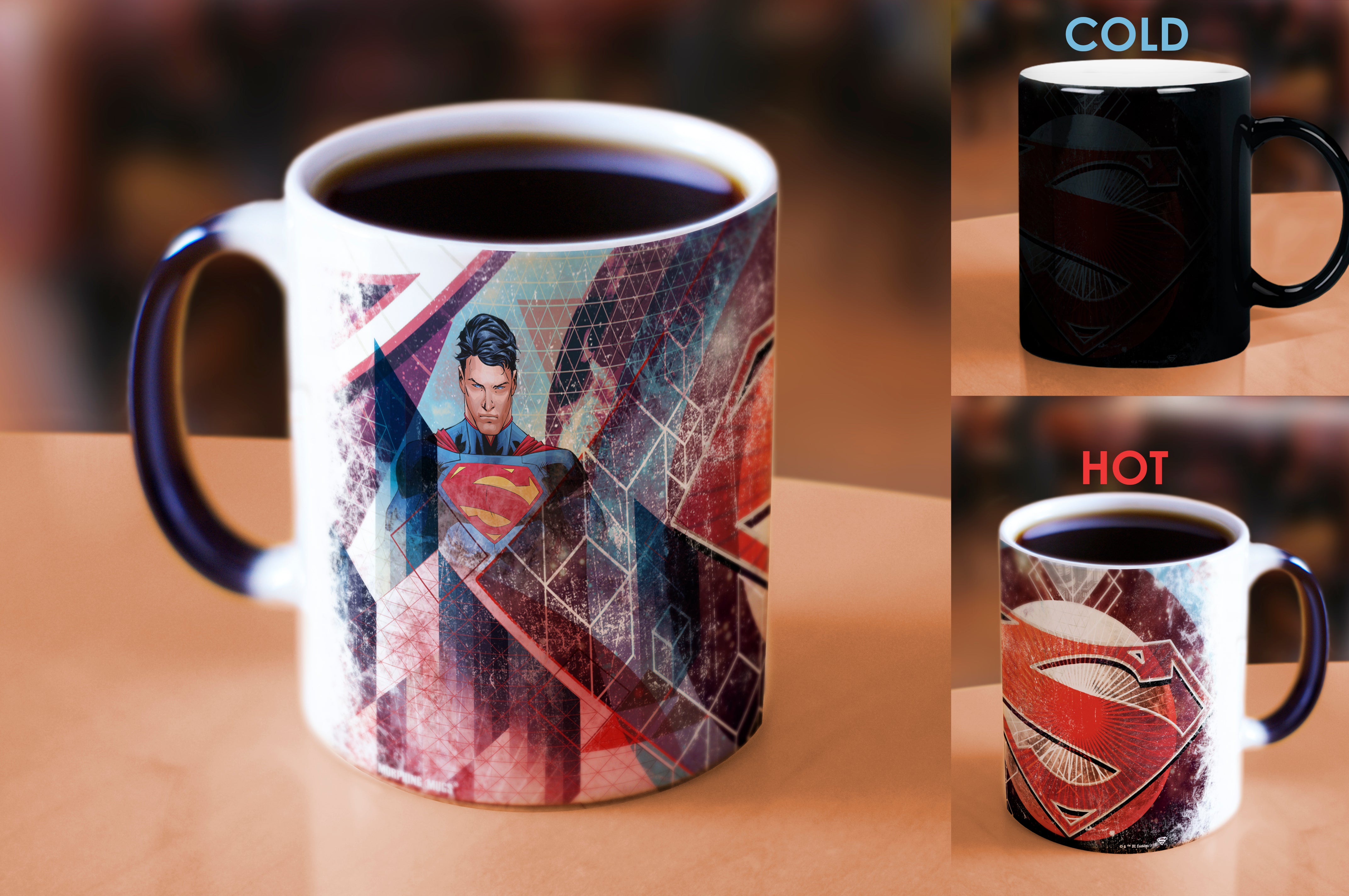 DC Comics (Superman - Geometric) Morphing Mugs®  Heat-Sensitive Mug MMUG863